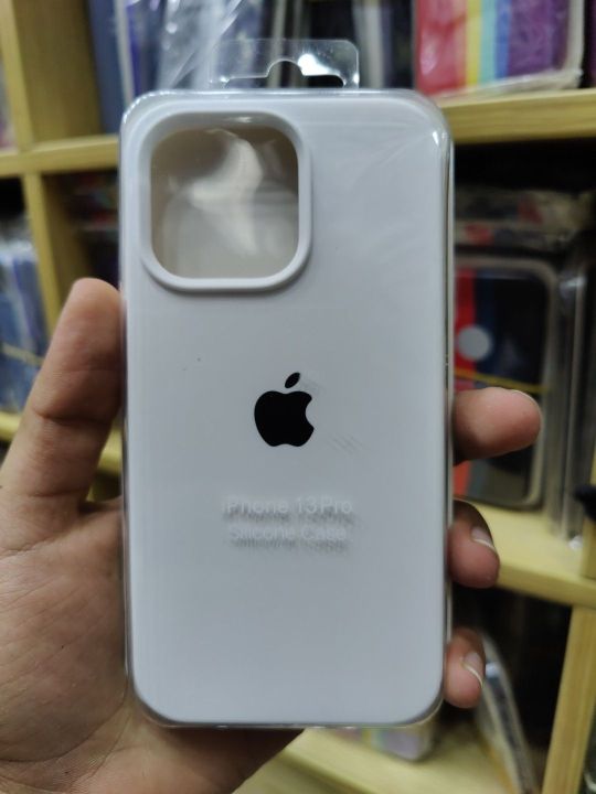 Iphone%2013%20pro%20Official%20Sillicone%20Case%20with%20LOGO%20Premium%20Feel%20Precise%20Cutouts%20Sleek%20Design.%20Shock%20Proof%20100%25%20Best%20Quality.%20-%20Image%202