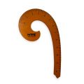French Curve Shape scale Wooden for Sholder, Gol gala, neckline, armhole, sleeve caps, pocket cutting designers -Tailoring Scale for Measuring in high quality P5 Tailoring Scale. 