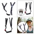 Hard Hat Chin Straps with Buckle for Most Hard Hats Safety Helmet Chin Strap Helmet Chin Strap Pads Replacement Quick Release.