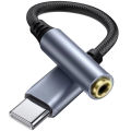 1PCS Type C to 3.5mm Jack Earphone Adapter USB-C 3 5mm Audio Cable Converter For iPhone 17 16 15 Pro Max Huawei Xiaomi. 