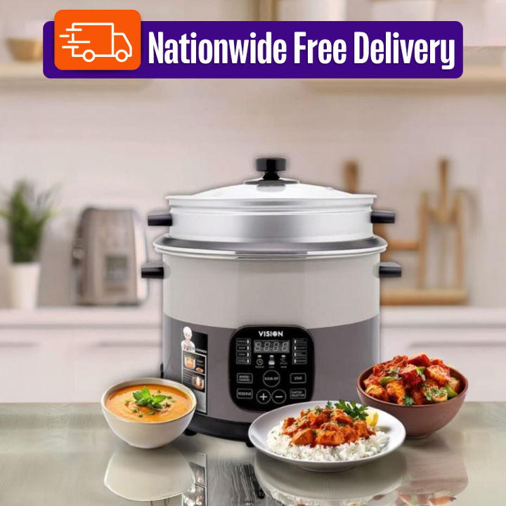 VISION%201100W%20MC-3.0%20Liter%20Stainless%20Still%20Smart%20Rice%20Cooker%20with%20Thermal%20Safety%20Fuse-%20Double%20Pot%20-%20Image%202