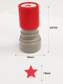 Red five-pointed star stamp encourage children teaching stamp Award stamp automatic ink school teachers family use. 