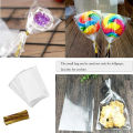 100pcs/set Paper Lollipop Sticks For Lollipops Cake Pop Sticks Accessories Kitchenware Candy Making Tools Pop Stand Holder TMZ. 