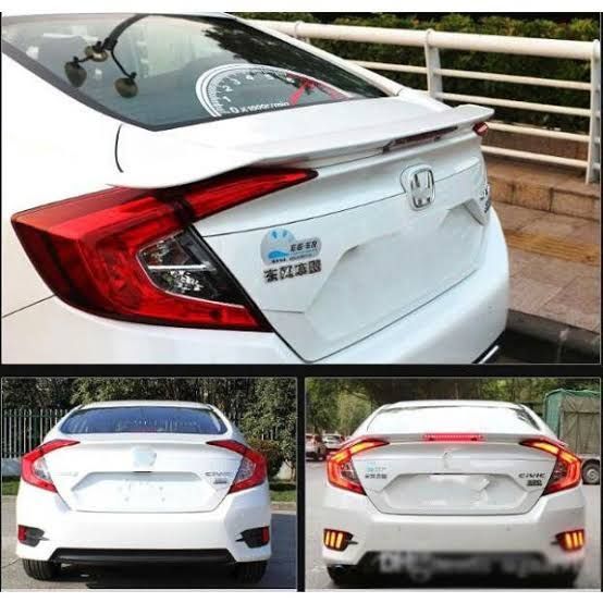Honda civic  x RS Turbo spoiler | Honda civic x 2016 to 2022 trunk spoiler