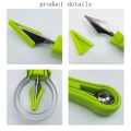 Melon Baller Scoop Set 4 in 1 Stainless Steel Fruit Carving Knife Cutter & Carving Tools Set Fruit Scooper Seed Remover Watermelon Knife for Digging Pulp Separator. 