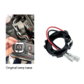 2Pcs H7 LED Headlight Bulb Adapter Car Light Holder Socket Base For Golf Jetta MK7 MK6 Scirocco Touran Sharan Mercedes-Benz.