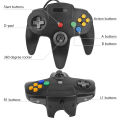 N64 USB Wired Game Pad Retro Games Controller Joystick Classic Gamepad for Nintendo Switch PC/Mac Laptop Computer N64 Gamepad. 