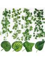 Artificial Money Plant green bail, with pretty blooms and amazingly life-like foliage bursting out of the basket or wall, this artificial English Ivy Vine Hanging Plant is not to be missed, lets you feel yourself in nature and save your room space

Artifi. 