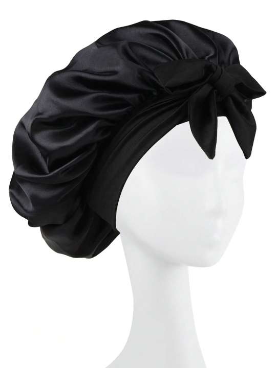 Satin%20Bonnet%20Silk%20Bonnet%20Adjustable%20Bonne%20For%20Sleeping%20Hair%20Bonnet%20With%20Tie%20Band%20Bonnets%20For%20Women%20Men%20-%20Image%205