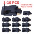 1-10PCS Electric Kettle Steam Pressure Jump Switch 13A 250V Electric Kettle Power Switch Plastic Metal Kettles Jump Switch. 