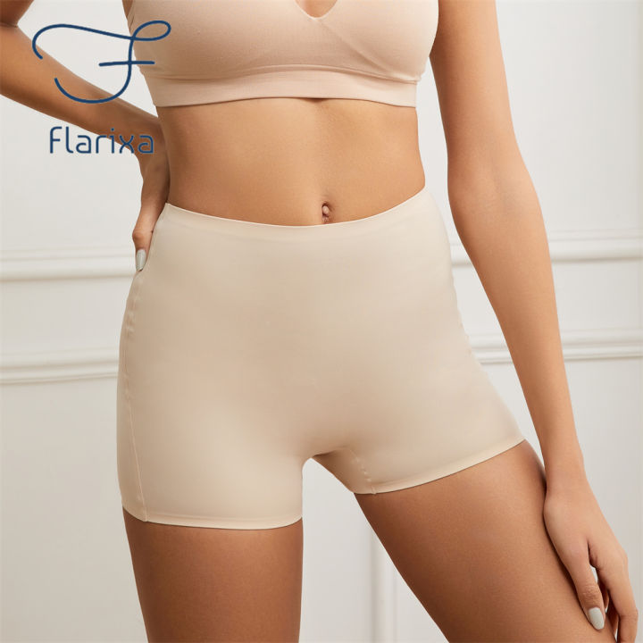 Flarixa%20Seamless%20Women%20Boxer%20Briefs%20Boyshorts%20For%20Women%20Anti%20Chafing%20Shorts%20Women%20High%20Waisted%20Boy%20Shorts%20Panties%20Underwear%20-%20Image%204