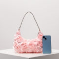 Shoulder Bag, Floral Pop, Women's Bags, Gala Night, Party Outfits, Prom Accessories, Wedding Items, Elegant, , Random Pattern. 
