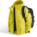 Autumn New Men's Mountaineering Jacket Windproof and Waterproof Fabric Fashion Hip Hop Design Casual Oversize Outdoors Coat. 
