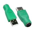 USB Male Port to PS/2 Female Converter Adapter for PC Computer Keyboard Mouse to USB 1.1 2.0 Min Computer Converter Accessories. 