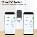 Tuya Zigbee or WiFi Temperature Humidity Sensor Home Connected Thermometer Compatible With Smart Life Alexa  Assistant. 