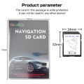 for Mitsubishi Outlander Pajero L200 Car Update EU Maps Version 2026 MMCS Navigation SD  Card 8750A450. 