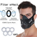 MMA Cardio Workout 3.0 Running Resistance Elevation Endurance Mask for Riding face Fitness High Altitude Training Sports Mask. 