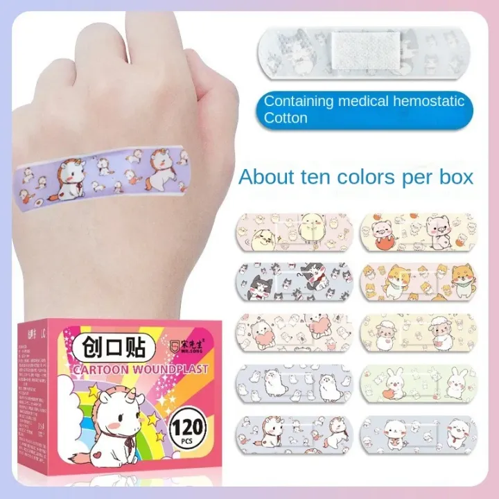Cute%20Cartoon%20Children%20Band%20Aid%20Waterproof%20Breathable%20Adhesive%20Bandages%20First%20Aid%20Emergency%20Hemostatic%20Sterile%20Stickers%20for%20Kids%20-%20Image%202