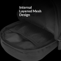 HOMEFISH 1PC Black Motorcycle Leg Bag Waterproof Rider Waist Bag Cycling Bike Crossbody Bag Motorcycle Equipment.