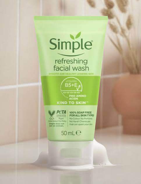 Simple Kind To Skin Refreshing Facial Wash 50 ml