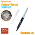 Thermal Paste 18W/mk Thermal Compound Conductive 2g/4g Silicone Grease Heat Sink for CPU GPU Chipset Notebook Cooling Coolers. 