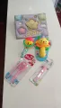 Baby gift set in a gift bag. 