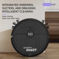 NEW PORTABLE ELECTRIC RECHARGEABLE SWEEPING ROBOT VACCUM CLEANER 3 IN 1 SMART HOME OFFICES FLOOR CLEANING VACCUM DEVICE SMART SWEEPING ROBOT CLEANING MULTIFUNCTION GADGET. 