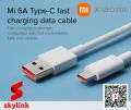 Mi 6A Type-C Fast Charging Data Cable 65W turbo charger support. 