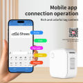 HZTZ Mini Label Printer Smart Pocket Self-adhesive Label Printer Bluetooth Price Label Sticker Maker For Home. 