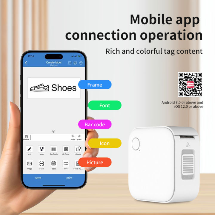 HZTZ%20Mini%20Label%20Printer%20Smart%20Pocket%20Self-adhesive%20Label%20Printer%20Bluetooth%20Price%20Label%20Sticker%20Maker%20For%20Home%20-%20Image%203