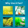 Jebao Jecod ACF Series Aquarium Cooling Fan - Mute Automatic Temperature Control Fan, 12V 3W. 