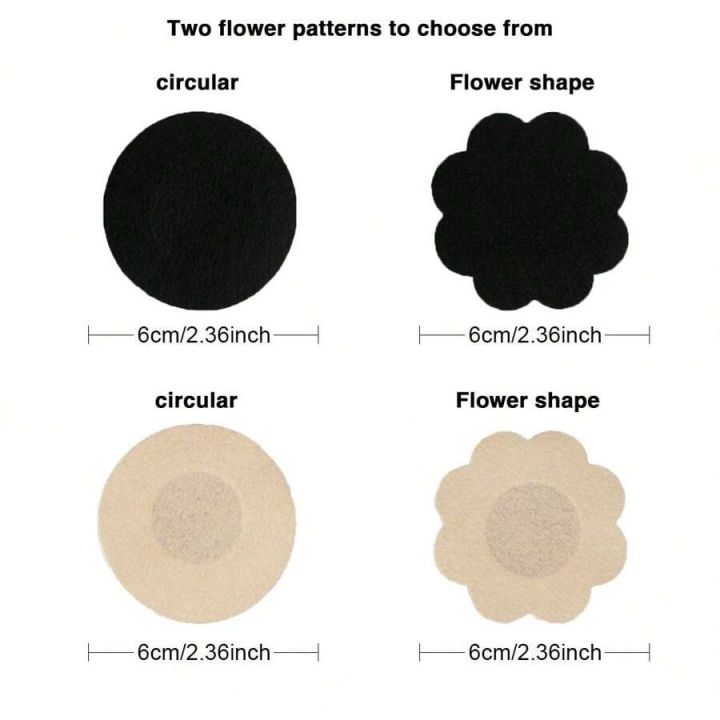 100%20Pcs%20Nipple%20Breast%20Covers%20Self%20Adhesive%20Disposable%20Flower%20Shape%20Nipple%20Pasties%20Stickers%20for%20Women%20Girls%20Ladies%20Party%20Dress%20-%20Image%202