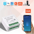 16A Wifi Smart Switch Smart Home Light Switches Module 2 Way Control Work with Tuya Smart Life Alexa Google Home Switch. 