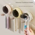 New Space Man Toothbrush Holder, No-Drill Bathroom Electric Toothbrush Storage Rack, Cartoon-Style Wall-Mounted Toothbrush Holder for the Bathroom.