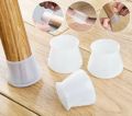 4pcs Furniture Silicon Protection Cover for Chair Legs, 4 Pcs Silicone Chair Leg Caps Furniture Leg Protectors . 