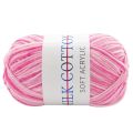 Wool and wool 3 ply 50g Milk Cotton Yarn Double Knitting Crochet Soft Baby Cotton Wool Yarn Hand Knitted Yarn DIY Craft Knit. 