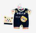 Newborn Baba WELCOM TO THE WORLD PRINCE ROMPER SET 2 Pice for summer stuuff Trending newborn baby outfits for first arrival 0-3 Month’s  Latest newborn babies apparel , Affordable newborn babies fashion newborn babies clothes. 