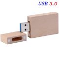 JASTER Large Block Red Wood USB 3.0 Flash Drive 128GB High Speed Pen Drive With Wooden Box 64GB Business Gift Memory Stick 32GB. 