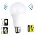 Radar Motion Sensor Light E27 LED Smart Bulb 12W Working in Night Darkness. 