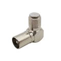 2 PcsTV and LCD/LED TV Cable Pin L Shape with 2 Connector RG6. 