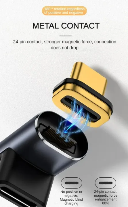 USB4.0%20Thunderbolt3%20Magnetic%20Adapter%20USB%20C%20To%20Type%20C%2040Gbps%20100W%20Fast%20Charging%20Magnet%20Converter%20Cable%208K@60Hz%20USB%20Type%20C%20Adapter%20-%20Image%203