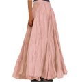 New Spring Summer Chiffon Skirts for Women Elegant Patchwork A-Line Long Skirt Woman Korean Chic High Waist Cake Midi Skirt. 