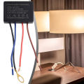 220V Touch Light Touch Switch Table Lamp Dimmer Control Module Sensor 3-way Touch Dimming For LED Light Switch Accessories. 
