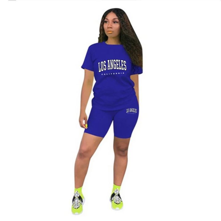 2026%20Hot%20Sale%20T-shirts%20Shorts%20Women's%20Summer%20Fashion%20Tracksuit%20Outdoor%20Casual%20Sports%20Jogging%20Suit%20Urban%20Trend%20Streetwear%20-%20Image%207