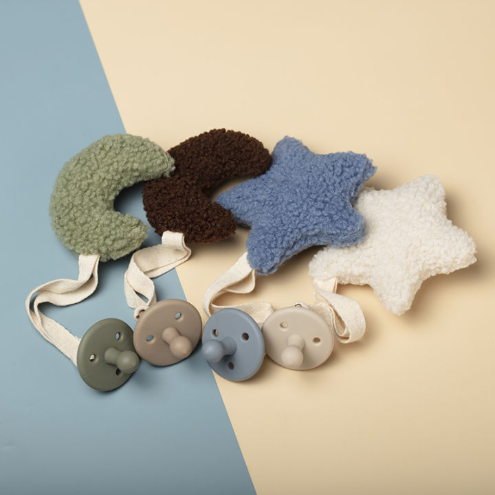 Baby%20Pacifier%20Clip%20Sherpa%20Star%20Moon%20Infant%20Newborn%20Pacifier%20Chain%20Silicone%20Nipple%20Soother%20Dummy%20Holder%20BPA%20Free%20Baby%20Accessory%20-%20Image%202