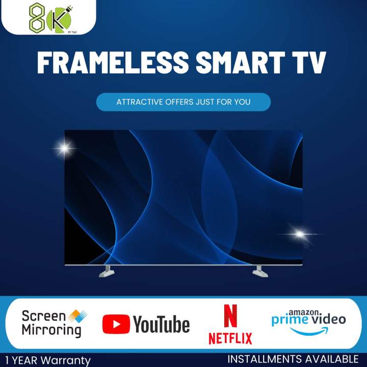 Frameless 32 inch Smart led