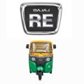 Bajaj RE Logo Sticker Three wheel. 