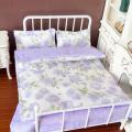 1/12 Dollhouse Miniature Bed Four Piece Bed Set Bed Sheet Quilt Pillow Quilt Cover Bedding Set Doll Bedroom Decoration Toy. 