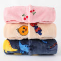 Boy and Girls Flannel Pajamas Robe Autumn and Winter Children Sleepwear Soft Hooded Kids Homewear 2-8 Years.