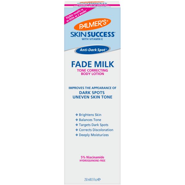 Palmer's Anti-Dark Spot Fade Milk 250ml - Targets dark spots, age spots, Balances uneven skin tone and discoloration